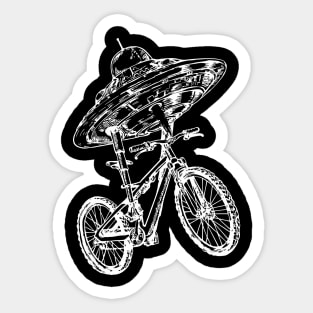 SEEMBO Spaceship Cycling Bicycle Bicycling Biker Riding Bike Sticker